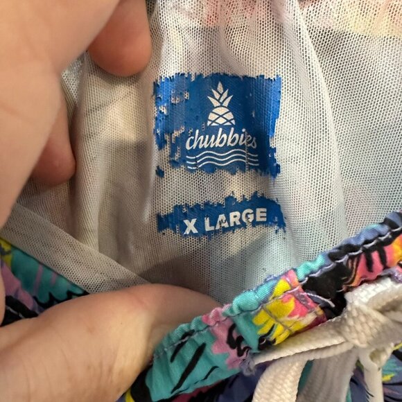 Chubbies Swim Trunks Size XL Parrot Tropical Vacation Beach Cruise - Picture 5 of 8